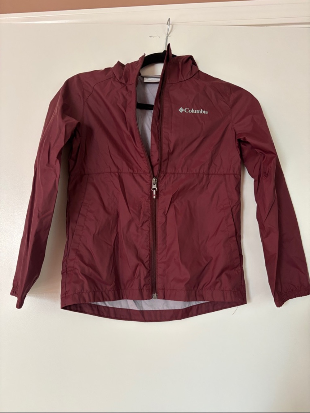 Kids Columbia Maroon switchback IV Jacket